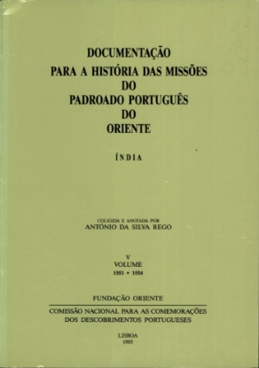 Imagem de Documentação para a História das Missões do Padroado Português do Oriente Índia - Volume V  1551-1554