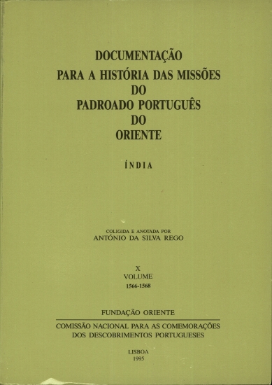 Imagem de Documentação para a História das Missões do Padroado Português do Oriente Índia - Volume X  1566-1568