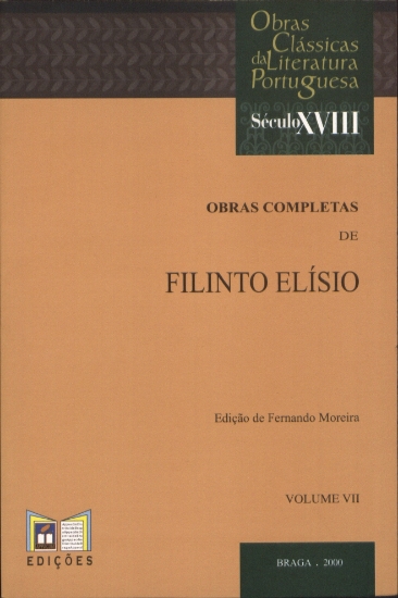 Imagem de Obras Completas de Filinto Elísio - Volume VII