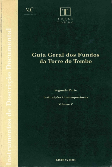 Imagem de Guia Geral dos Fundos da Torre do Tombo Vol. V