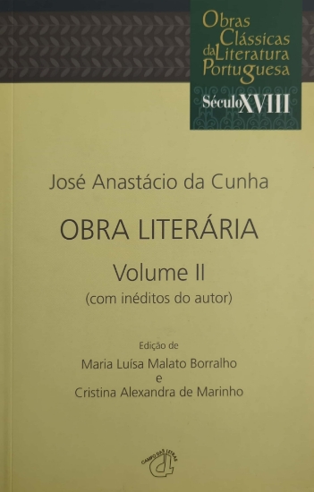 José Anastácio da Cunha - Volume II - Obra Literária