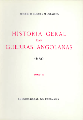 Imagem de História geral das Guerras Angolanas 1680, tomo II